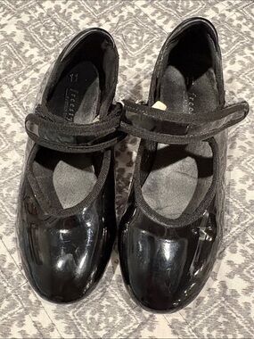 Freestyle Black Patent Mary Jane tap Shoes for Kids